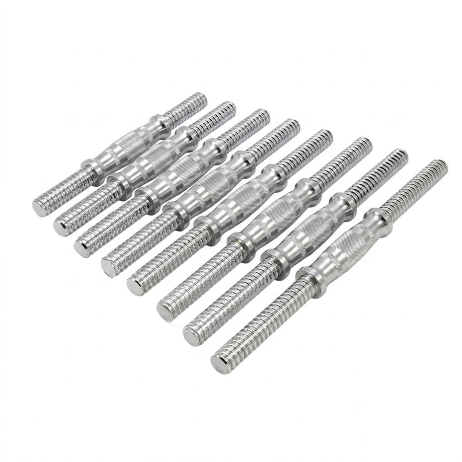 Oval grip dumbbell bars set, ergonomic non-slip chrome plated weight lifting bars for home gym strength training, Wholesale oval dumbbell bars set, ergonomic non-slip chrome weight lifting fitness bars, factory direct supply