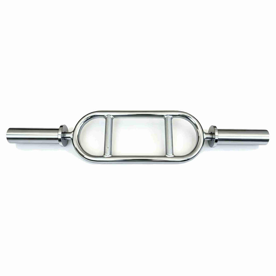 Hollow Olympic triceps bar with 50mm rotating sleeves for arm workouts