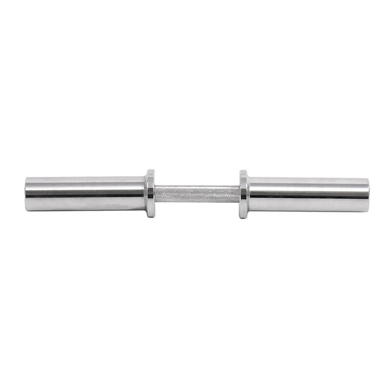 20 inch chrome plated Olympic bar with 50mm sleeves, short weightlifting bar for home gym strength training, Wholesale 20 inch chrome Olympic bar, 50mm standard short weightlifting bar, factory direct supply
