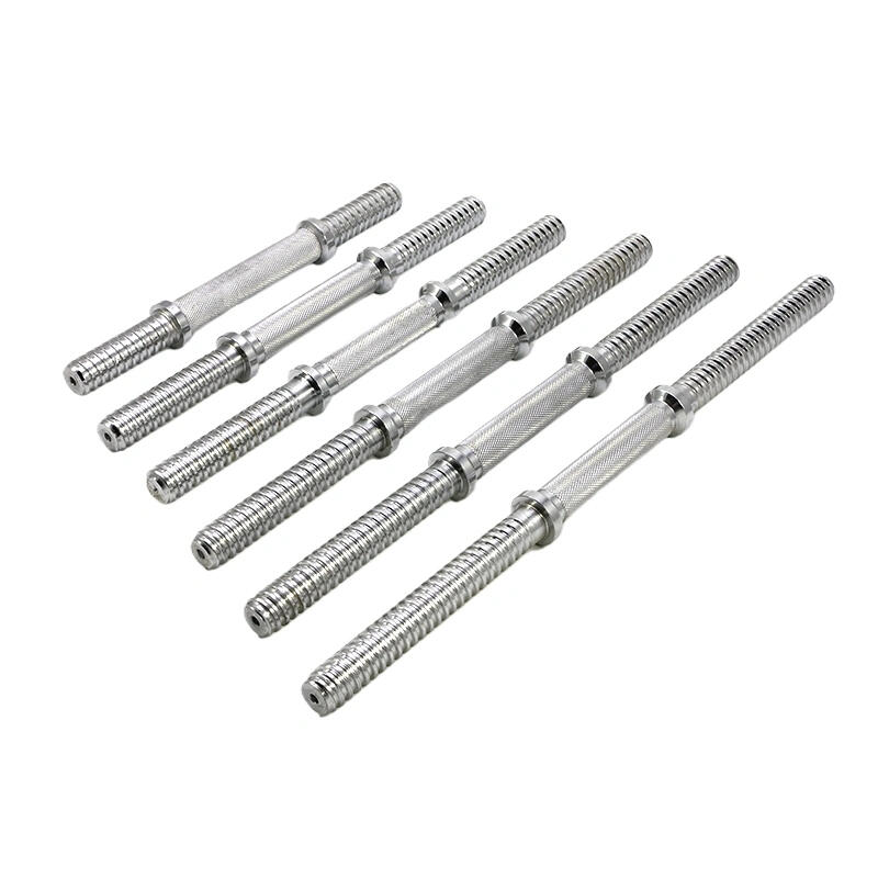 Chrome plated spinlock dumbbell bars set, 30cm-60cm multi-size standard weight lifting bars for home gym strength training, Wholesale chrome spinlock dumbbell bars, multi-size standard weight lifting fitness bars, factory direct supply
