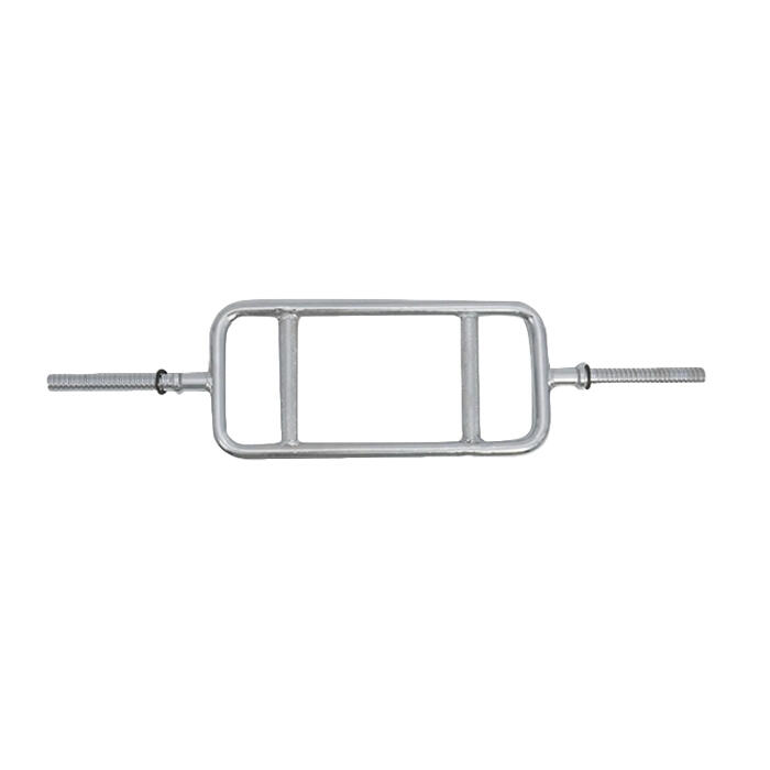Regular Bar, Triceps Bar, Solid chrome spinlock triceps weight bar, heavy duty dual-grip tricep training bar for home gym arm strength workout, Wholesale solid chrome spinlock triceps weight bar, home gym arm training fitness equipment, factory direct supp