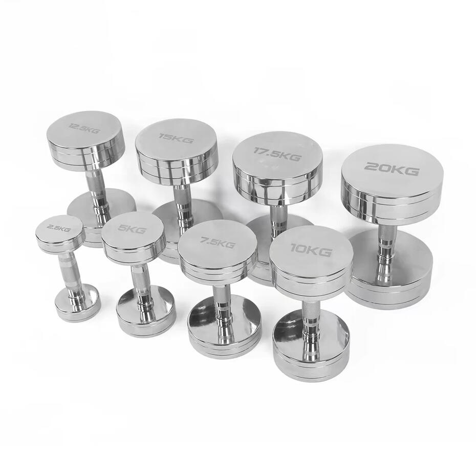 Fixed Chrome Dumbbell, Chrome Steel Dumbbell, Wholesale, factory direct supply
