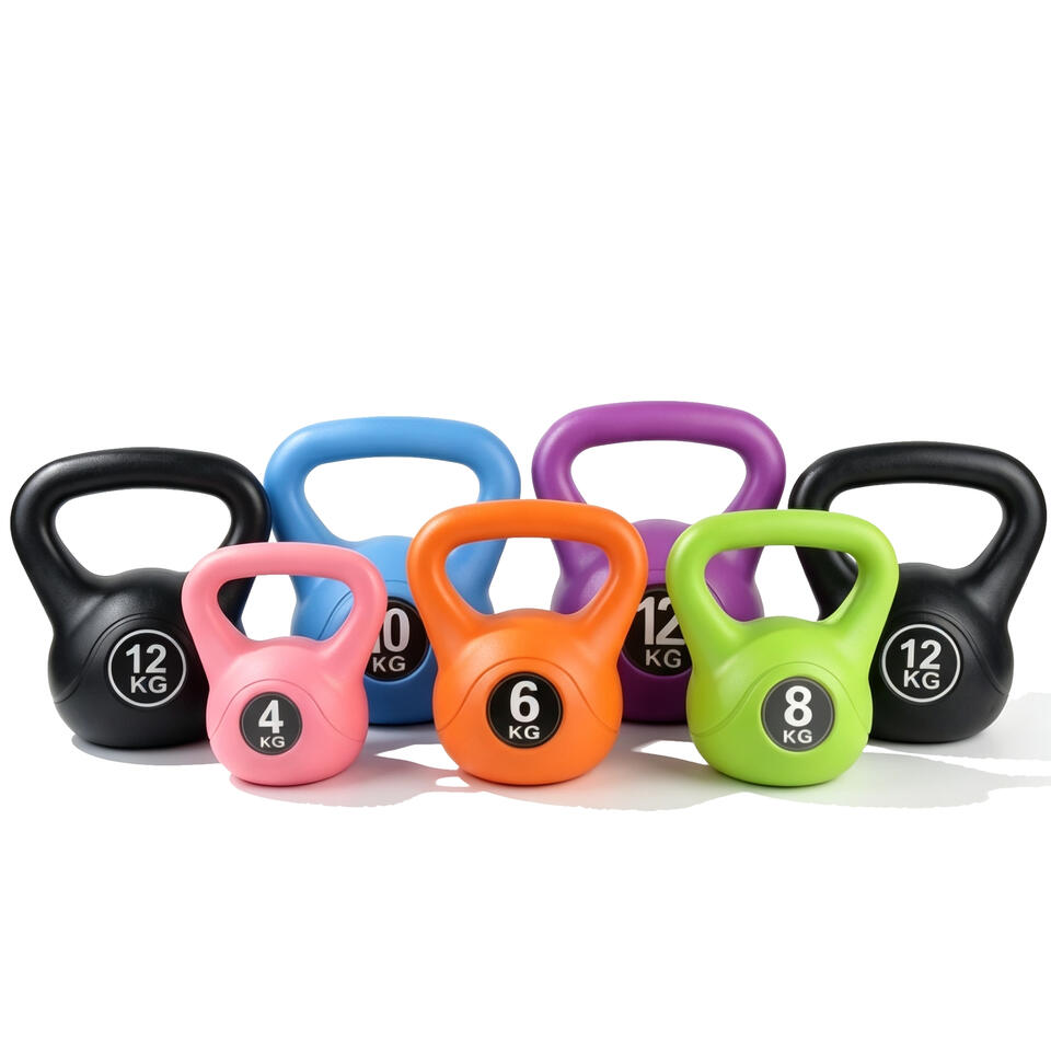 plastic cement kettlebell, cement plastic kettlebell, wholesale, factory direct supply, dumbbell, kettlebells